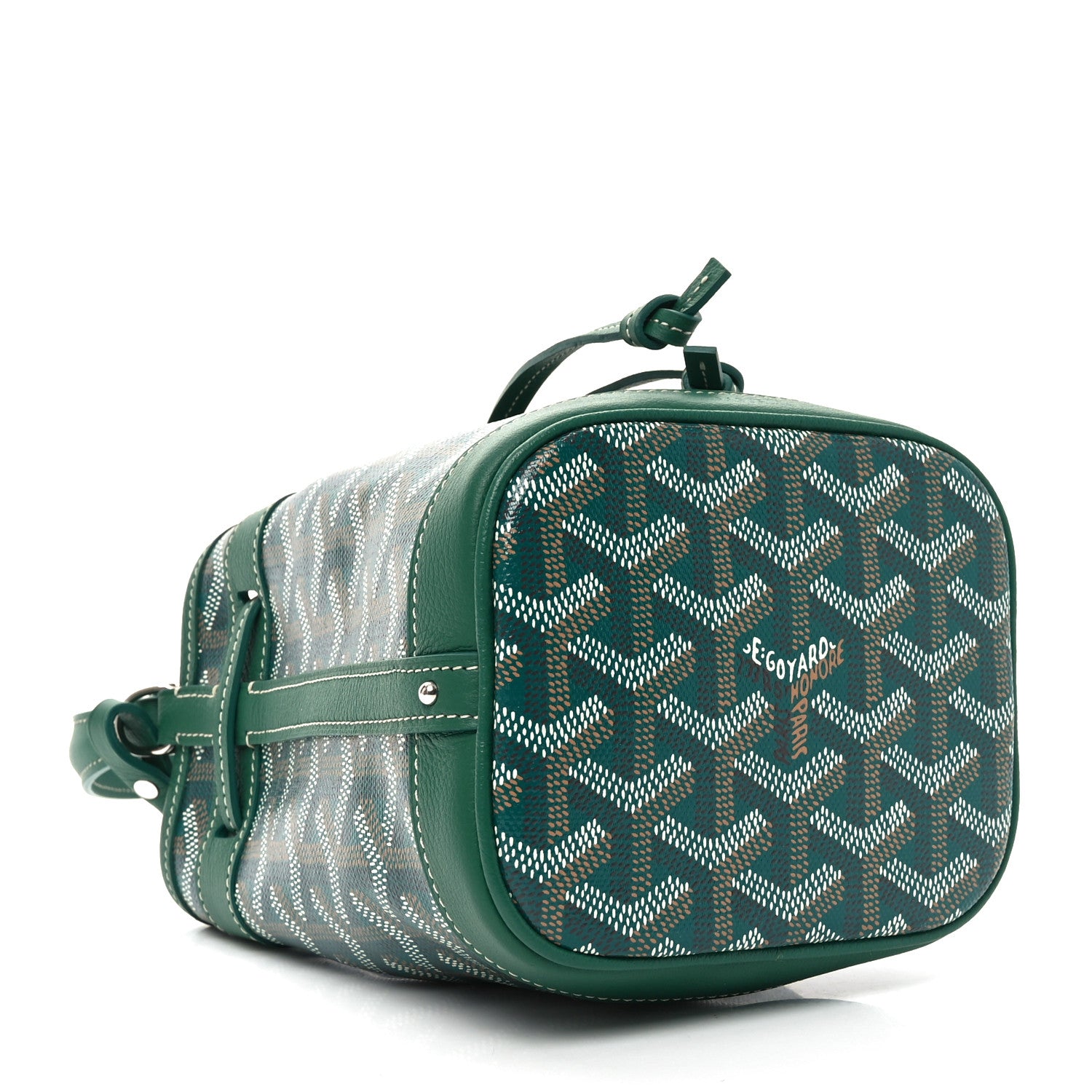 Goyard Goyardine Petit Flot Mini Bucket Bag Green 4 of 10