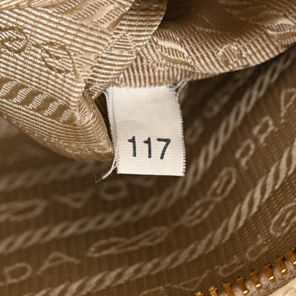 Prada Saffiano Vernice Mini Galleria Double Zip Tote Bianco 8 of 17