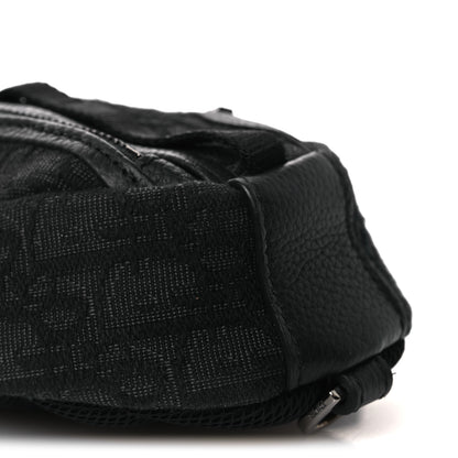 Christian Dior Grained Calfskin Oblique Scarab Sling Bag Black 9 of 12