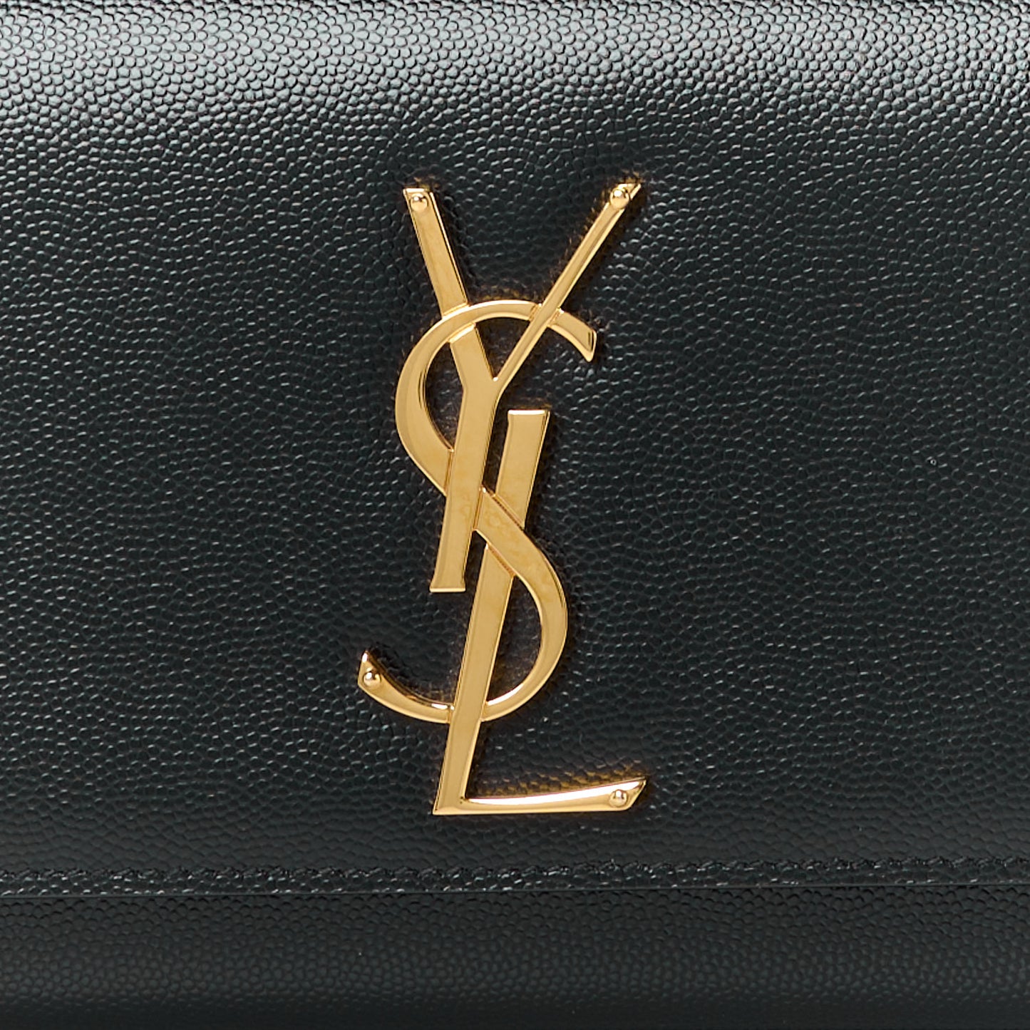 Grain De Poudre Monogram Cassandre Clutch Black