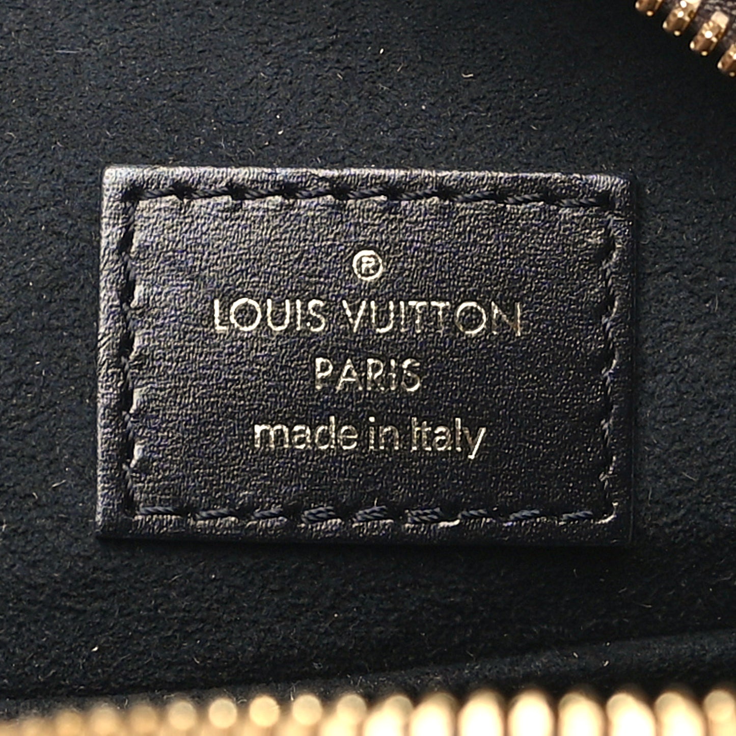 X LOL Monogram Boite Chapeau Souple Blue Silver