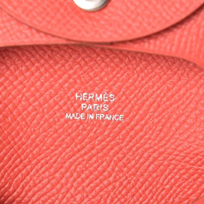 Hermes Epsom Bastia Coin Purse Rose Jaipur 6 of 9