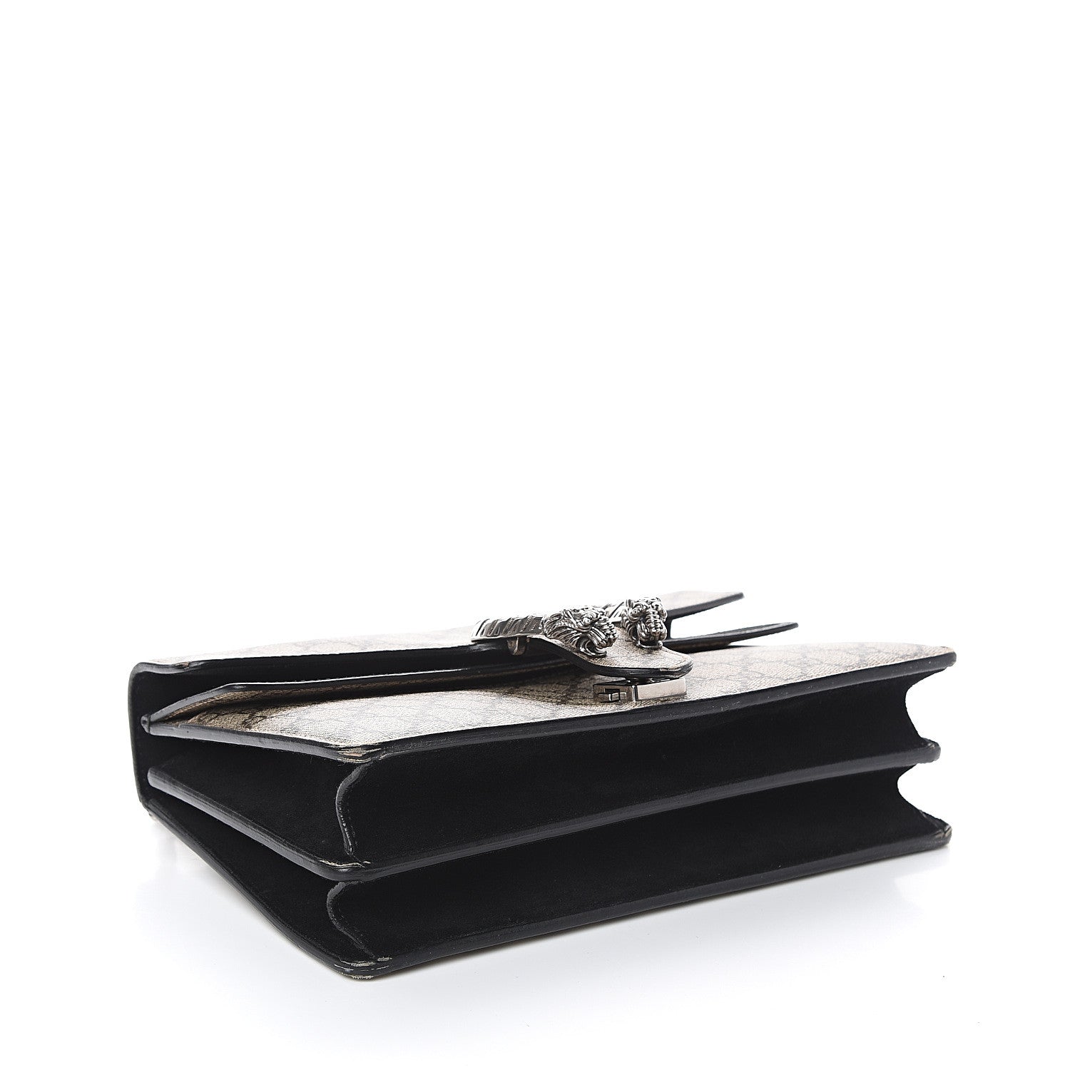 Gucci GG Supreme Monogram Small Dionysus Shoulder Bag Black 3 of 8