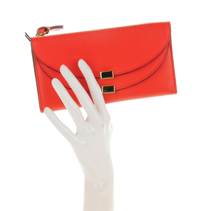 Chloe Calfskin Georgia Flap Wallet Poppy 2 of 9