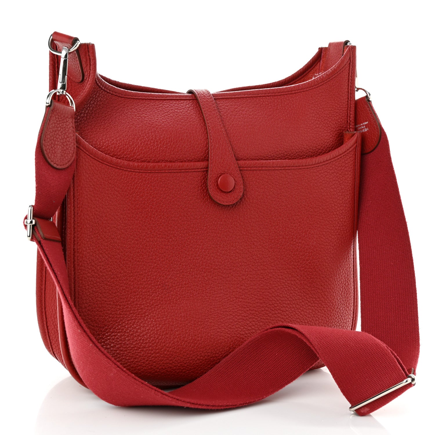 Hermes Taurillon Clemence Evelyne III PM Rubis 3 of 11