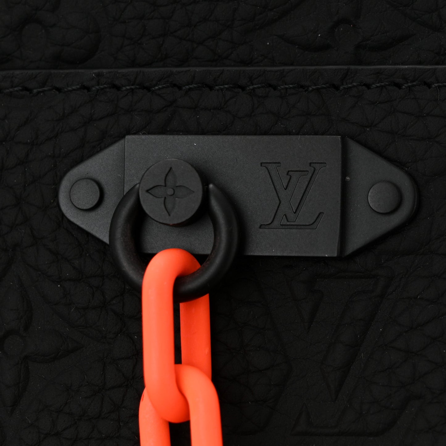 Taurillon Monogram Uniformes Solar Ray Soft Pochette Volga Belt Bag Black