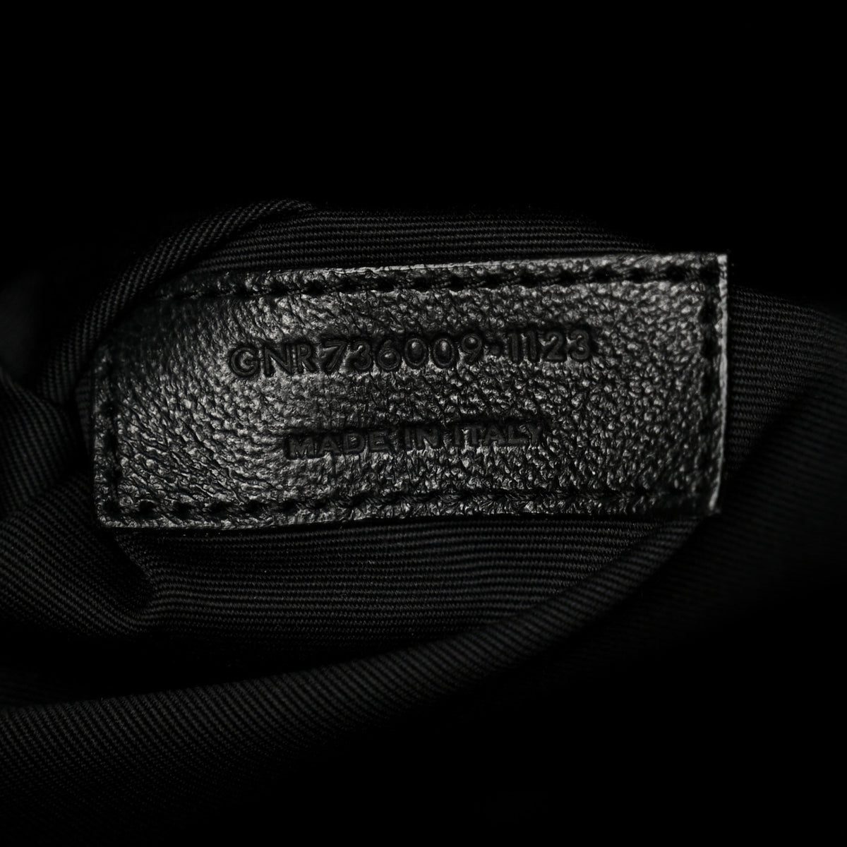 Calfskin Quilted ES Giant Travel Bag Black
