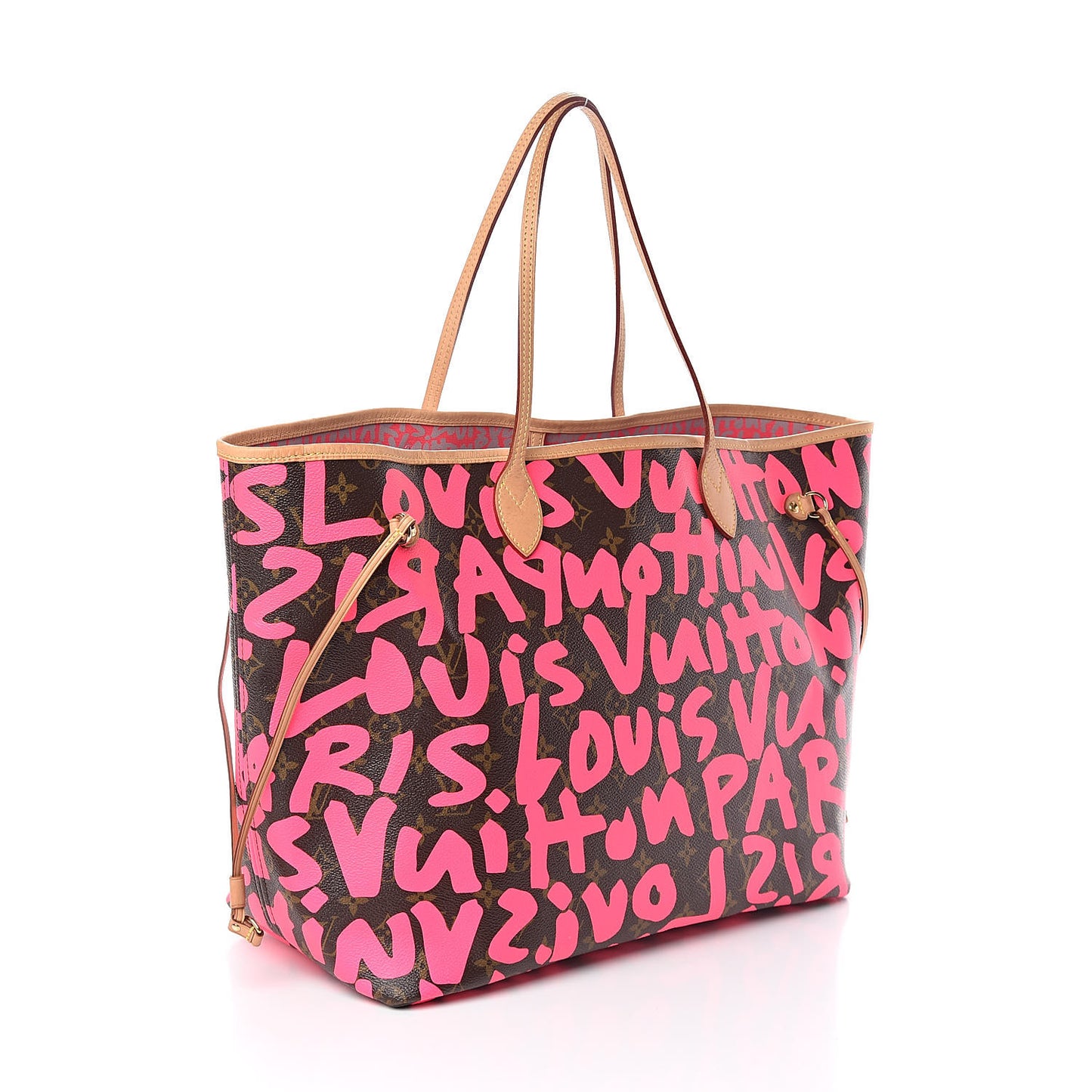 Monogram Graffiti Neverfull GM Fuchsia