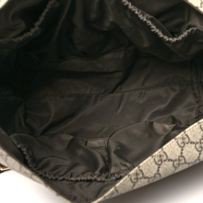 Gucci GG Plus Monogram Messenger Diaper Bag Dark Brown 5 of 13