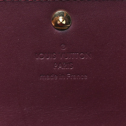 Louis Vuitton Vernis Sarah Wallet Rouge Fauviste 6 of 8