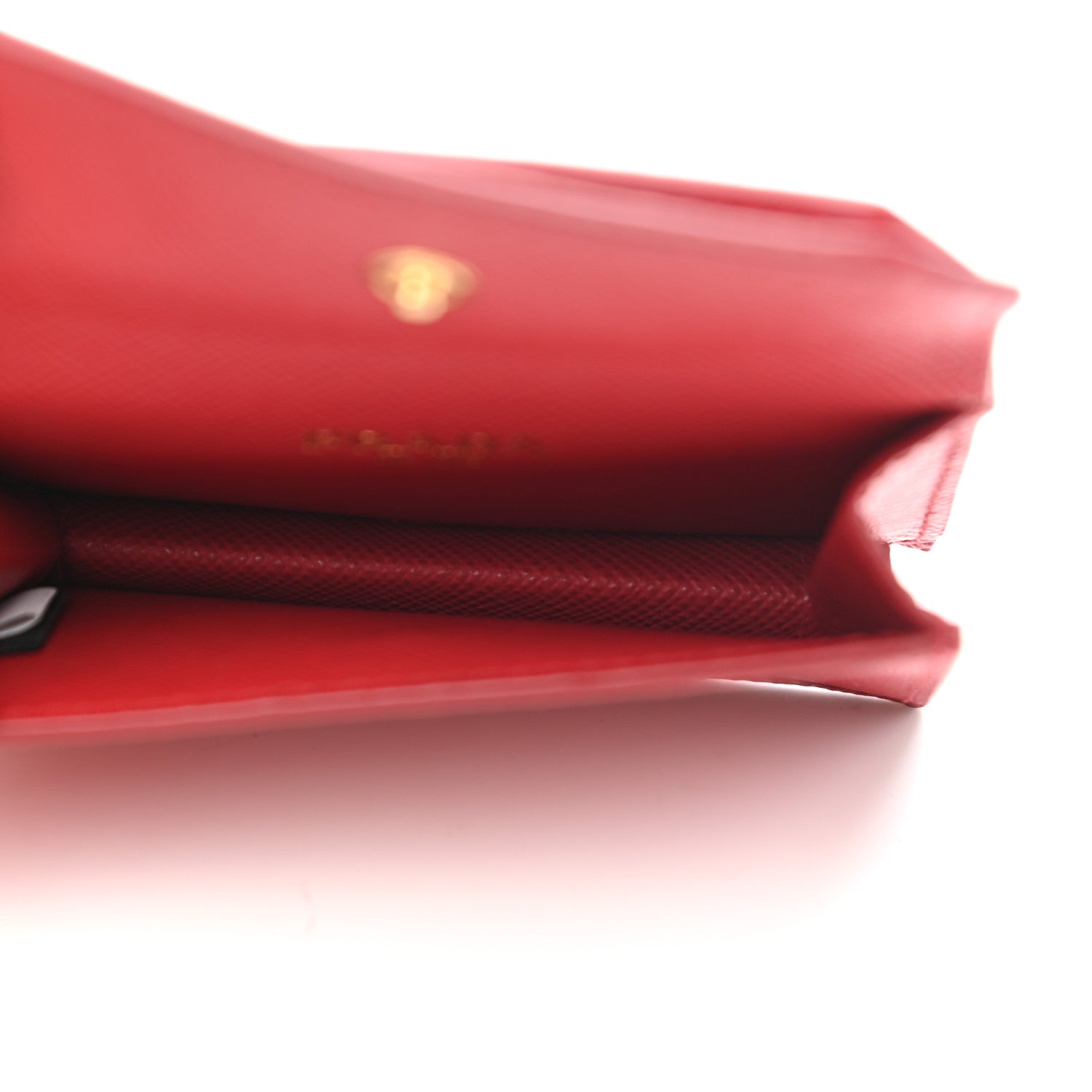 Prada Saffiano Card Holder Fuoco 5 of 9