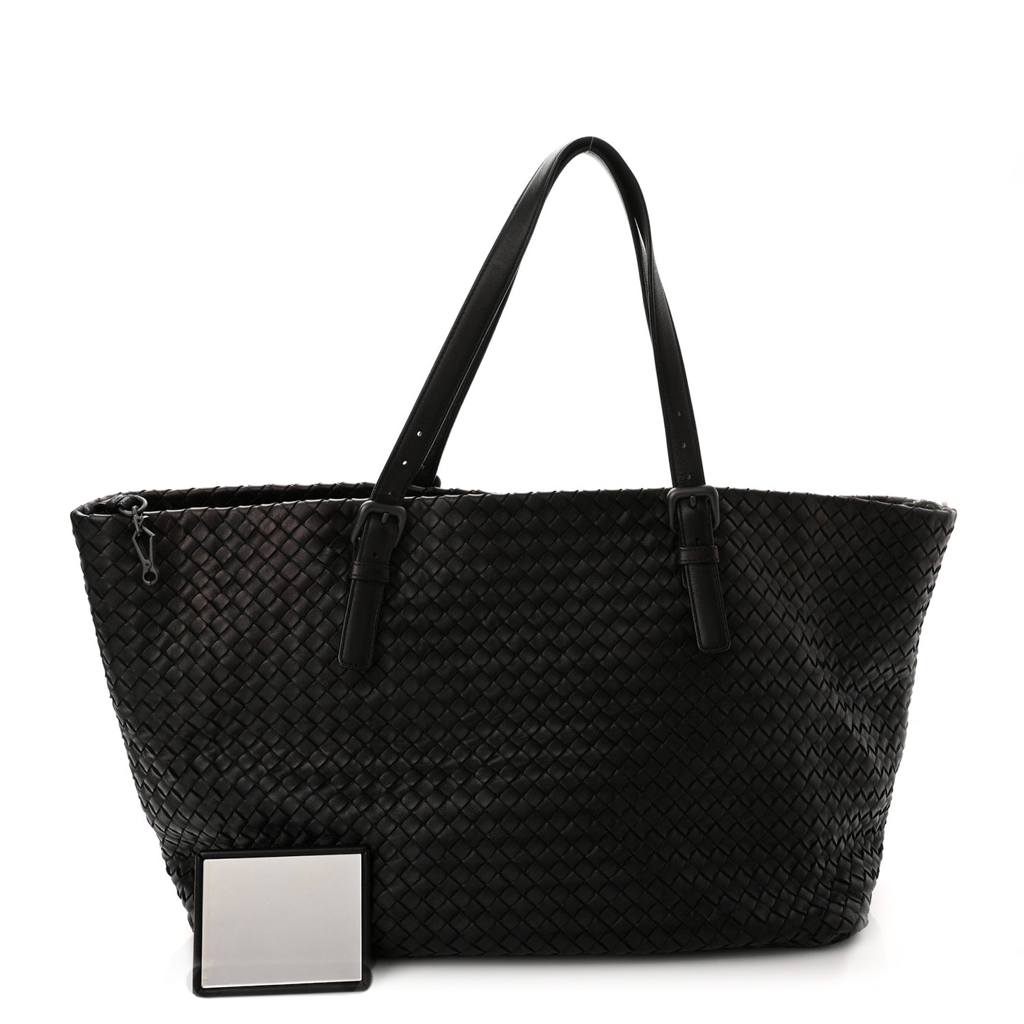 Nappa Intrecciato Large Cesta Tote Black