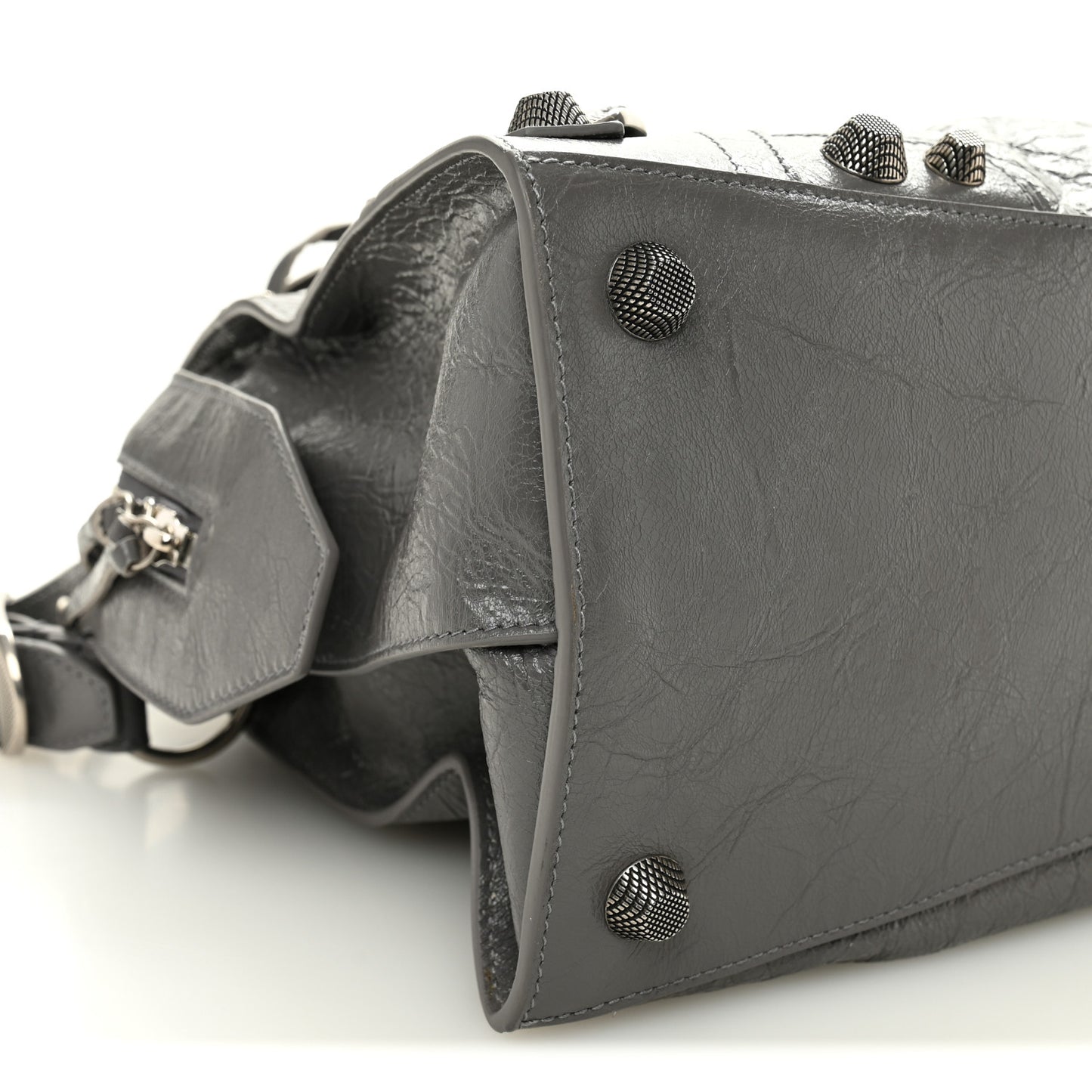 Agneau Arena Neo Cagole City Handbag Dark Grey
