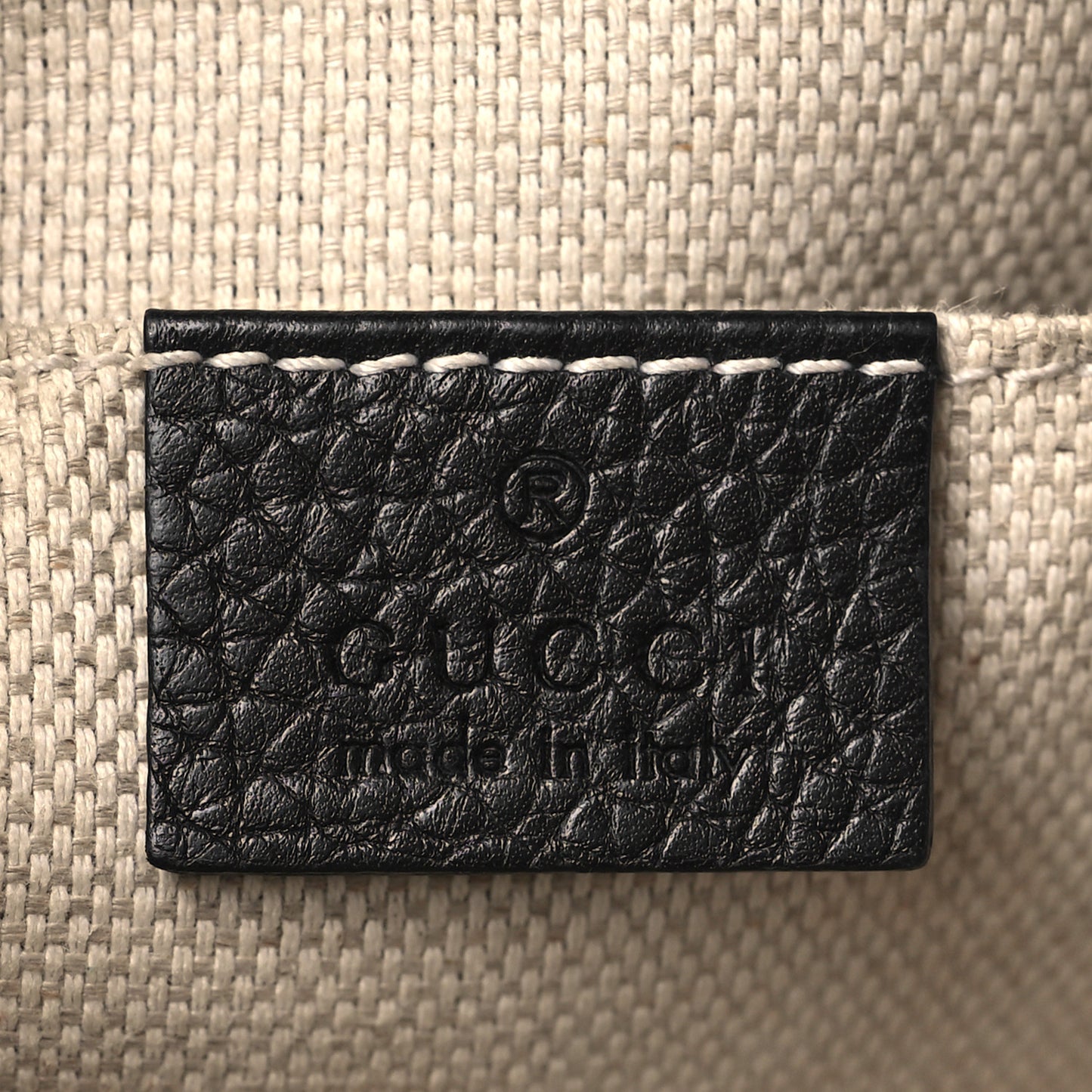 Pebbled Calfskin Small Soho Disco Bag Black