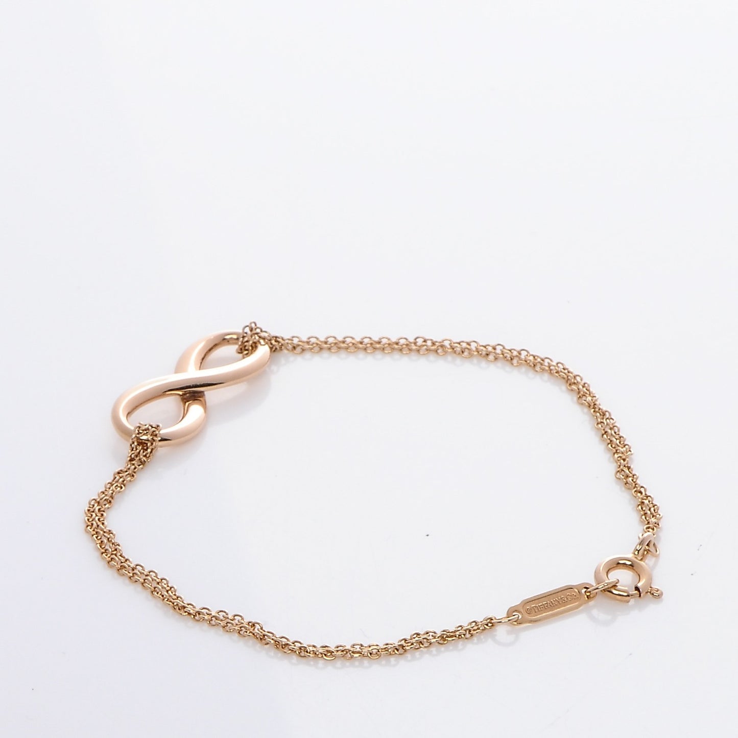 18K Yellow Gold Infinity Bracelet