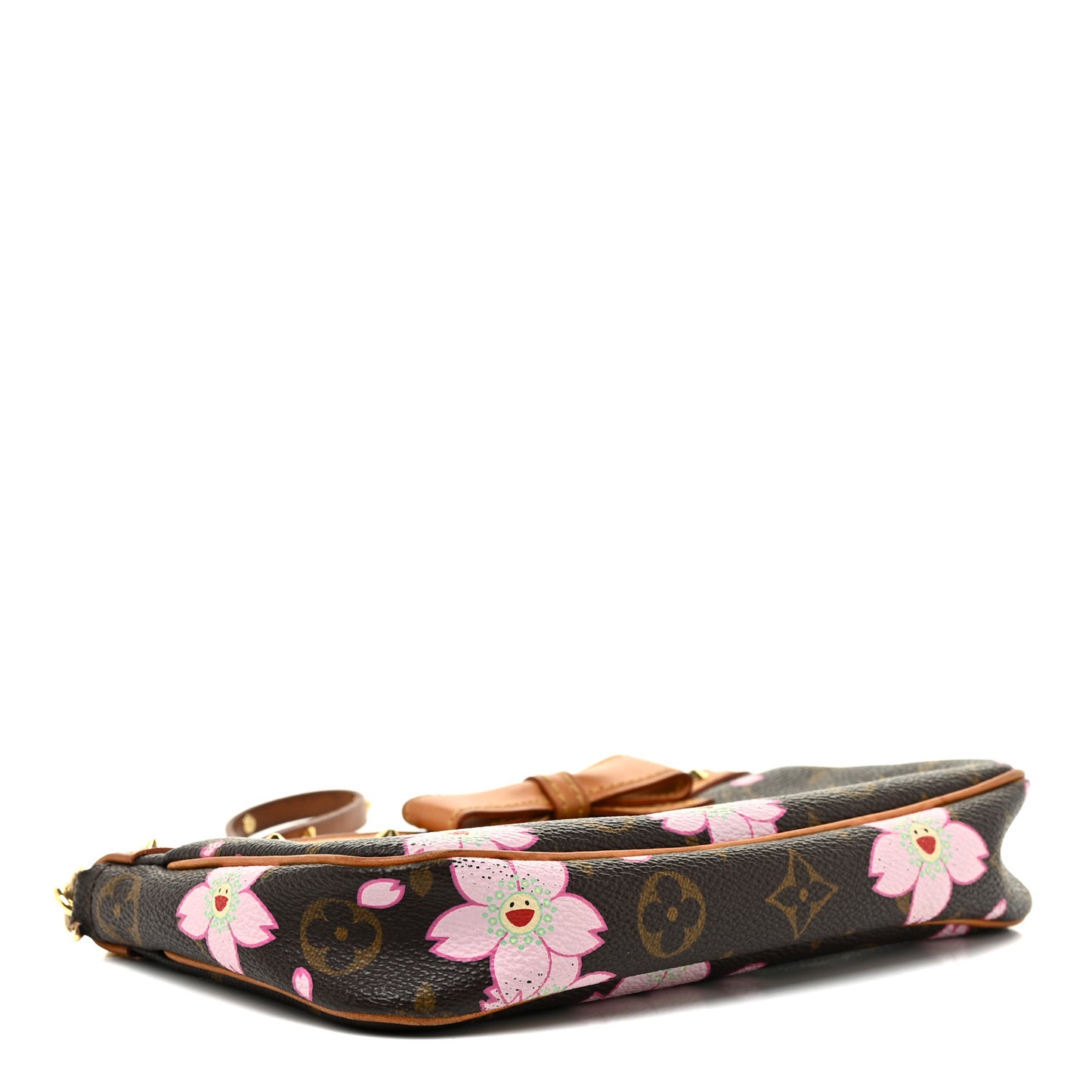Monogram Cherry Blossom Pochette Accessories Brown