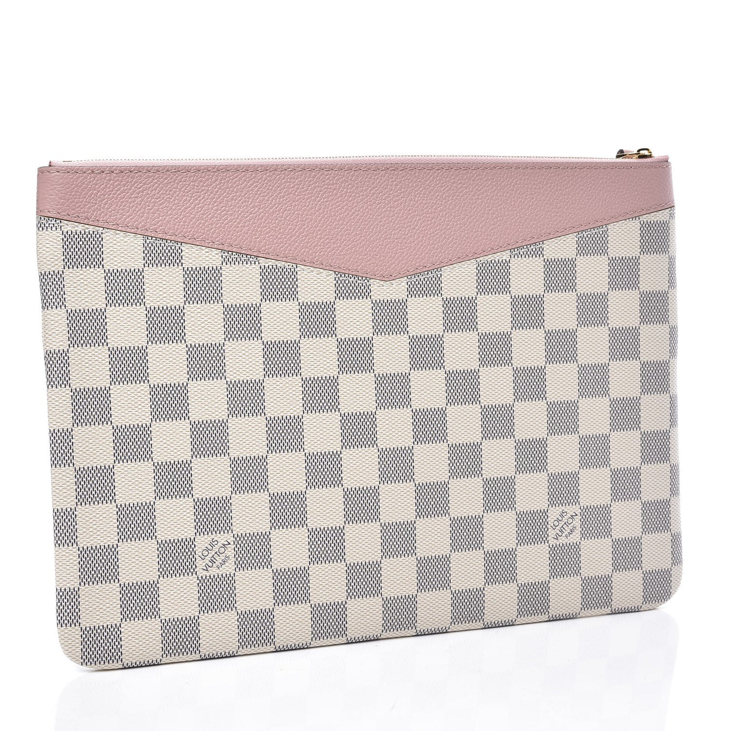 Damier Azur Daily Pouch Rose Poudre