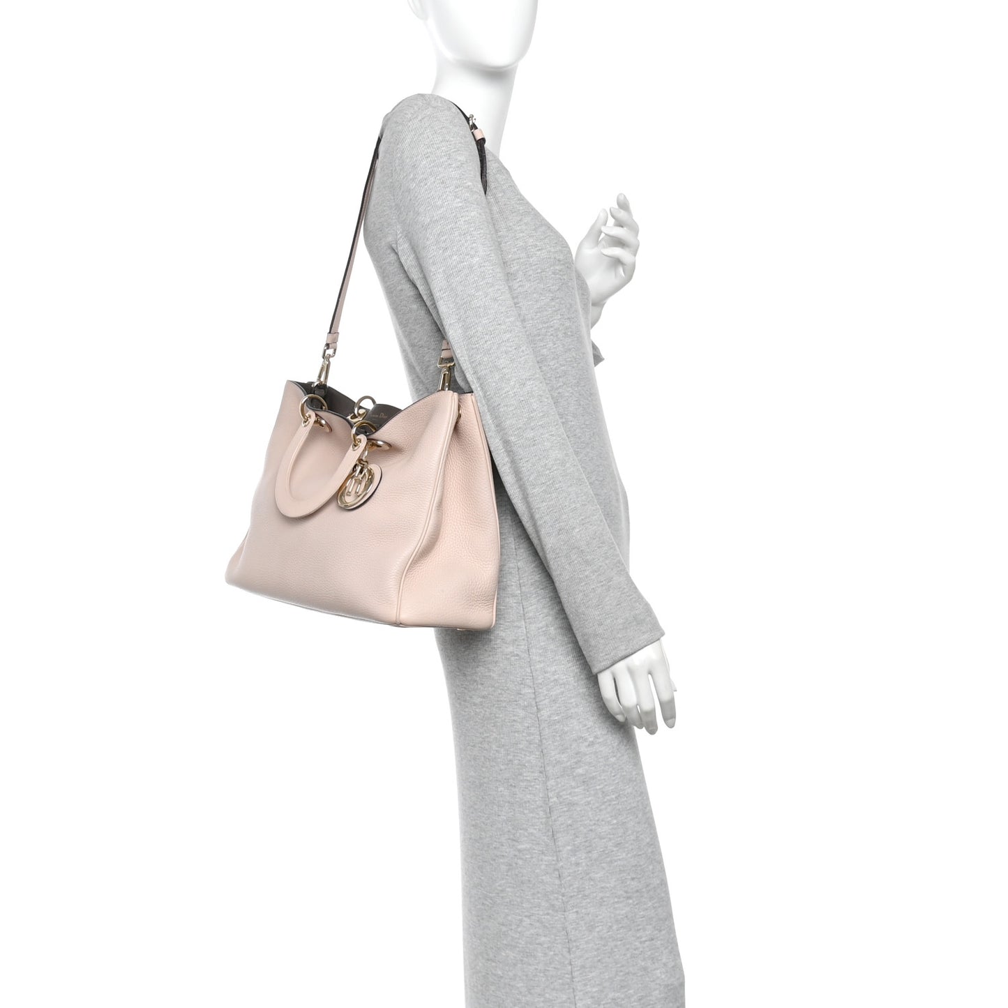 Bullcalf Large Diorissimo Tote Rose Poudre