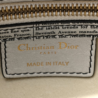 Christian Dior Calfskin Newspaper Printed Saddle Bag With Strap Black White 6 of 10