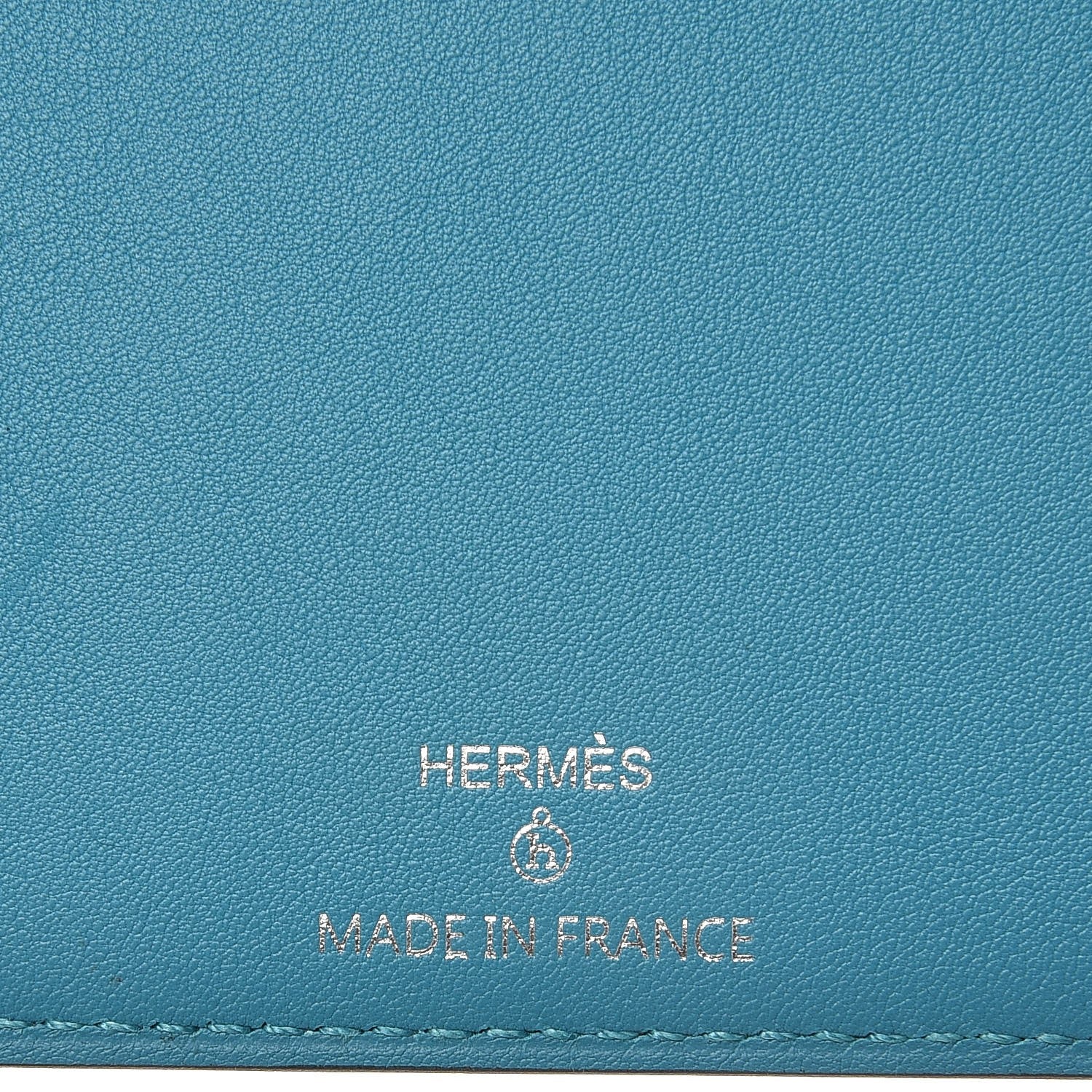Hermes Epsom Swift Petit H Flat Case Rose Jaipur Turquoise 6 of 6