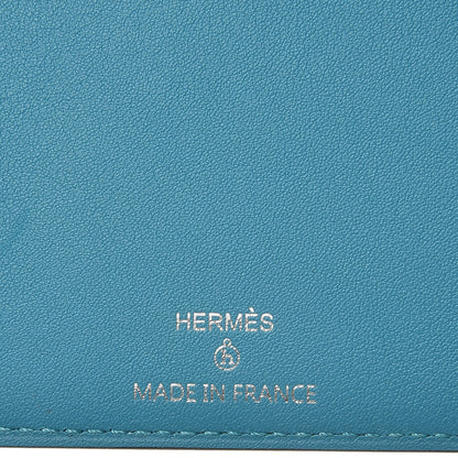 Hermes Epsom Swift Petit H Flat Case Rose Jaipur Turquoise 6 of 6