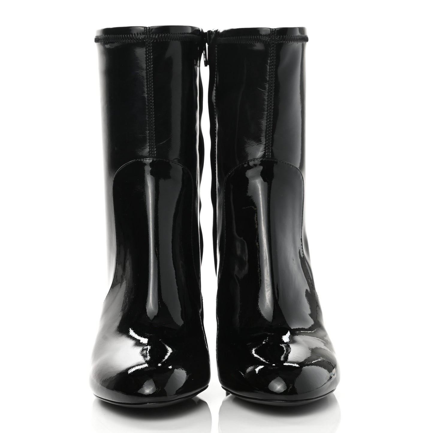 Patent Uniformes Silhouette Ankle Boots 36.5 Black