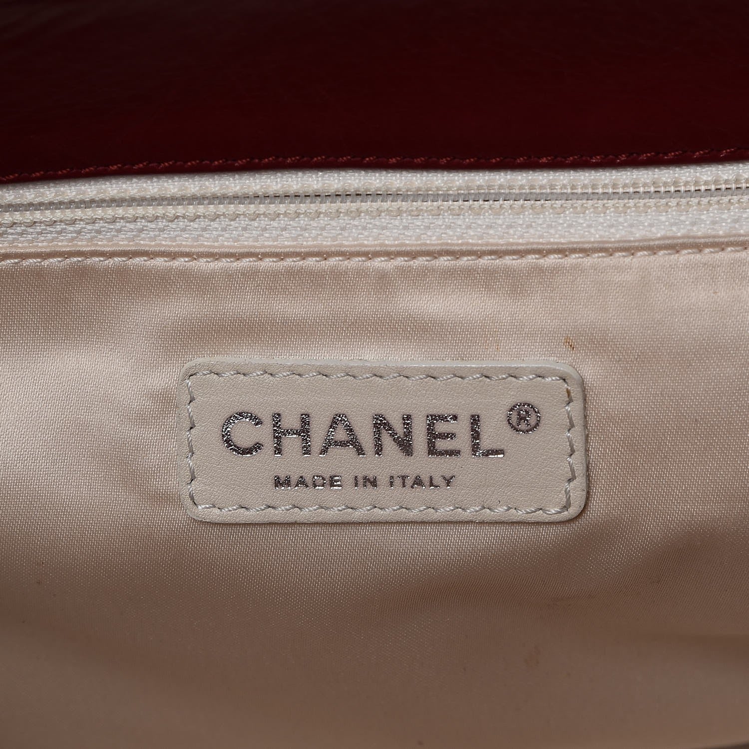 Chanel Lambskin Quilted East West Accordion Flap Light Bordeaux 7 of 11