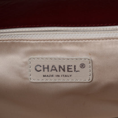 Chanel Lambskin Quilted East West Accordion Flap Light Bordeaux 7 of 11