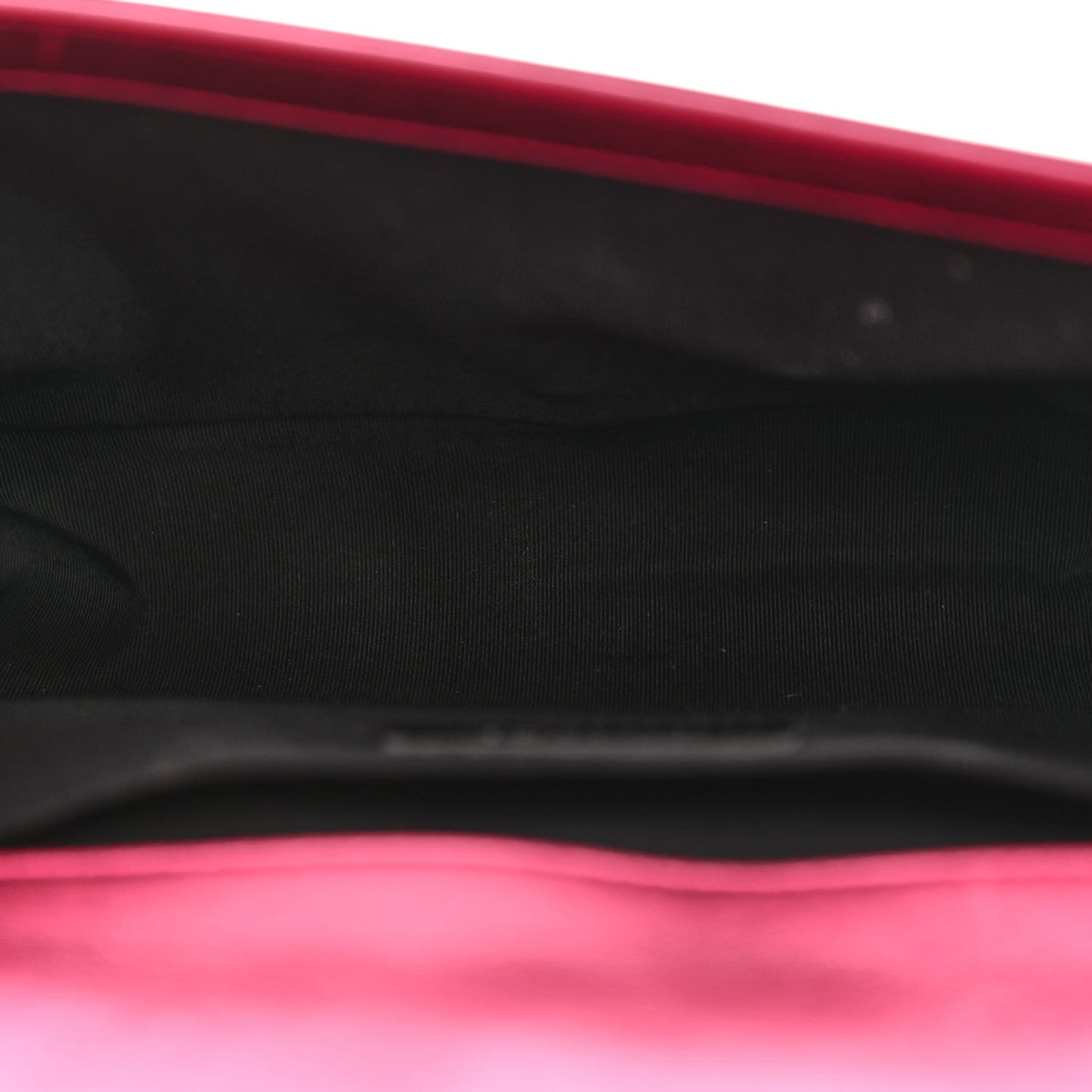 Metallic Patent Calfskin Quilted Medium Boy Flap Pink