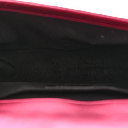 Chanel Metallic Patent Calfskin Quilted Medium Boy Flap Pink 5 of 15