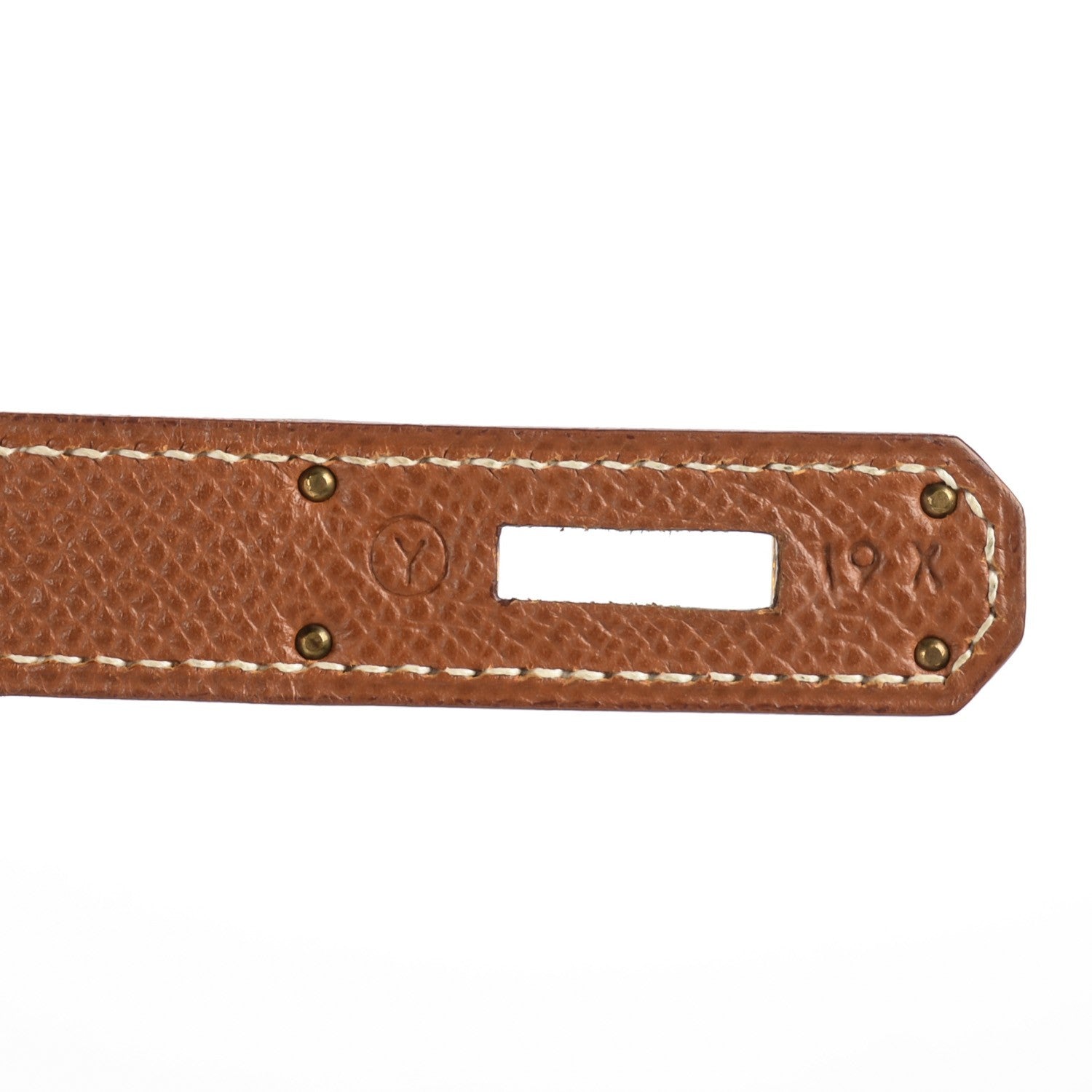 Hermes Courchevel Kelly Retourne 35 Gold 3 of 25