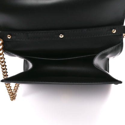Dolce & Gabbana Smooth Calfskin Small Devotion Envelope Top Handle Bag Black 5 of 11