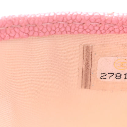 Chanel Iridescent Caviar Quilted Card Holder Rose Pink 8 of 8