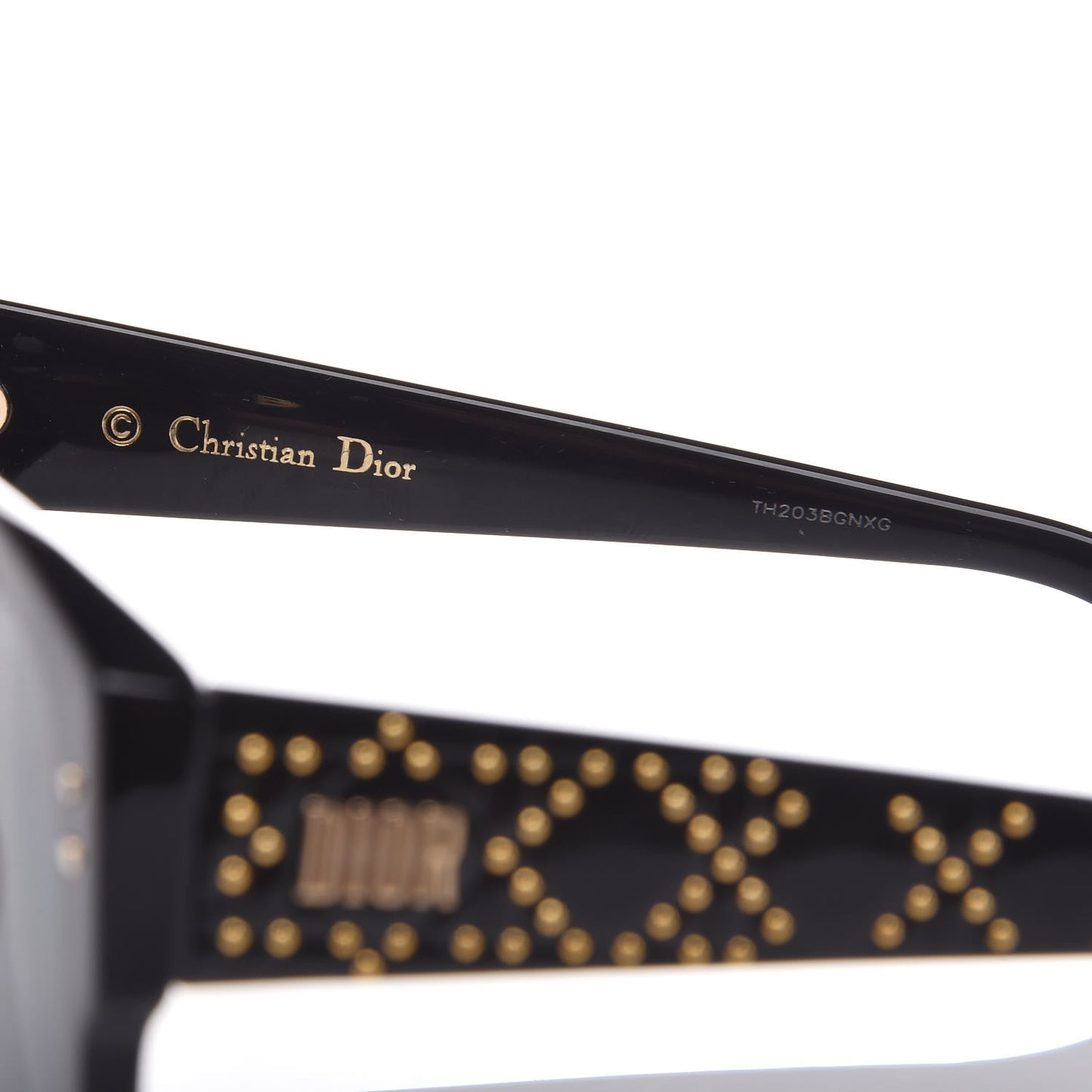 Lady Dior Studs Sunglasses Black