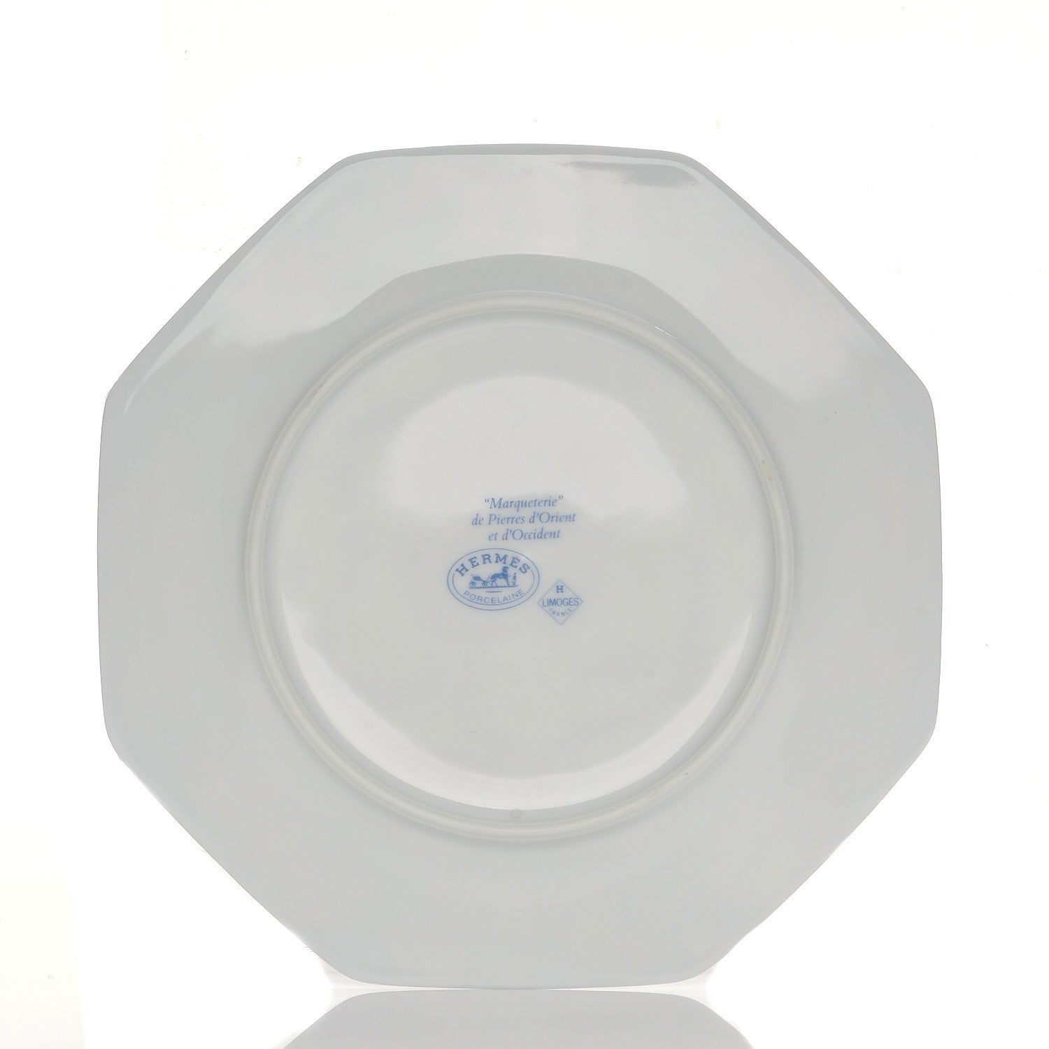 Hermes Porcelain Marqueterie de Pierres d'Orient et d'Occident Bread and Butter Plate 3 of 6