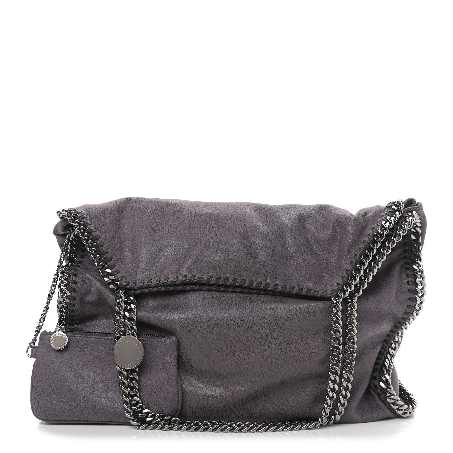 Stella McCartney Shaggy Deer Big Falabella Tote Bark 1 of 9