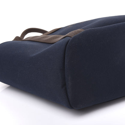 Hermes Toile Sac De Pansage Groom Bleu Navy Feu 5 of 12