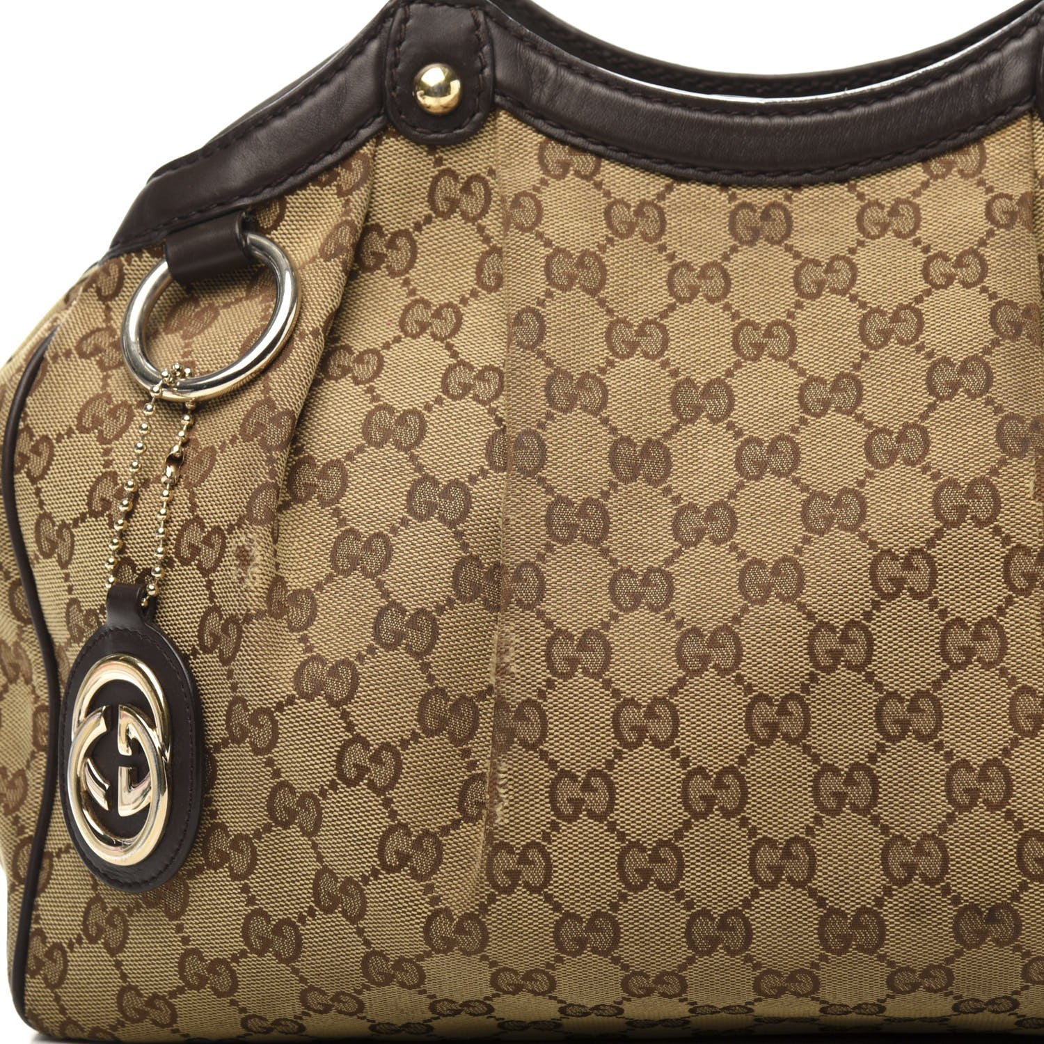 Gucci Monogram Medium Sukey Tote Dark Brown 15 of 24