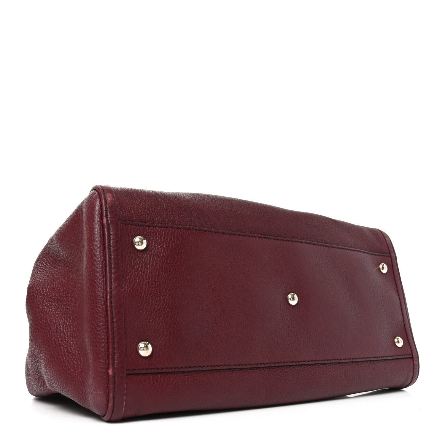 Gucci Pebbled Calfskin Medium Soho Shoulder Bag Bordeaux 4 of 10