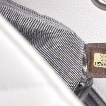 Chanel Soft Caviar Quilted CC Timeless Tote White 7 of 19