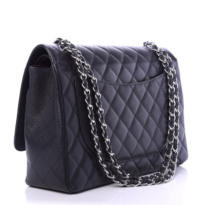 Chanel Caviar Quilted Maxi Double Flap Black 3 of 22