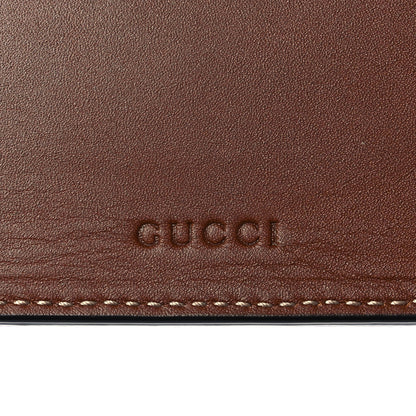 Gucci GG Supreme Monogram Web Kingsnake Embroidered Large Zip Pouch Brown 14 of 15