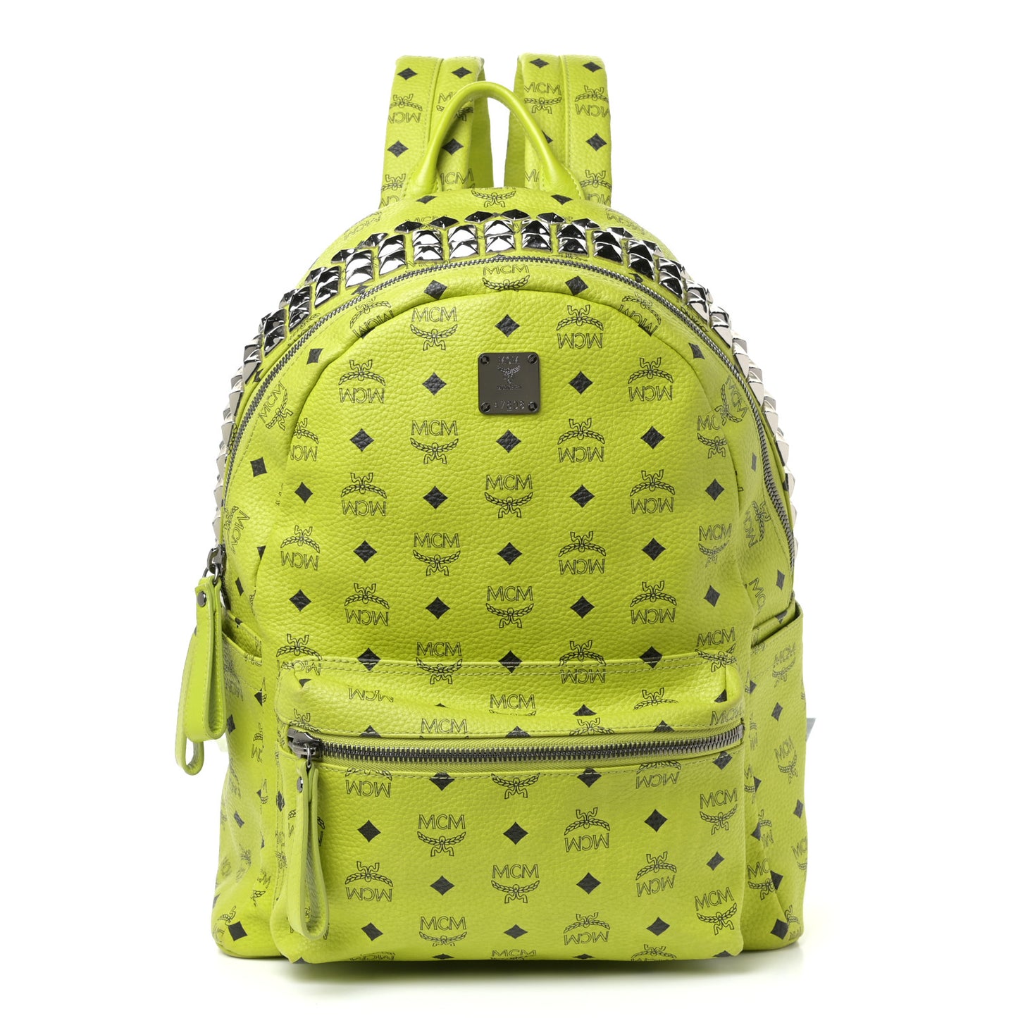 Visetos Side Stud Medium Stark Backpack Green