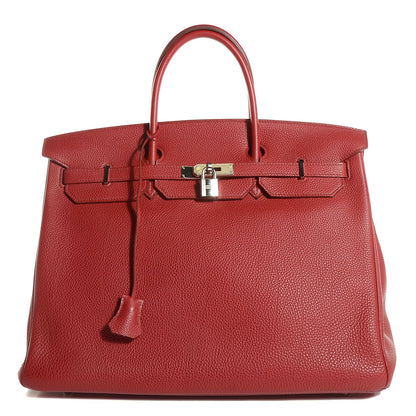 Hermes Togo Birkin 40 Rouge Garance 1 of 27