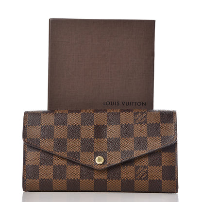 Louis Vuitton Damier Ebene Sarah Wallet NM 9 of 9