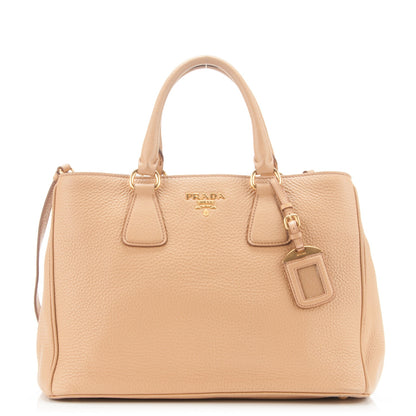 Prada Vitello Daino Tote Sabbia 1 of 9