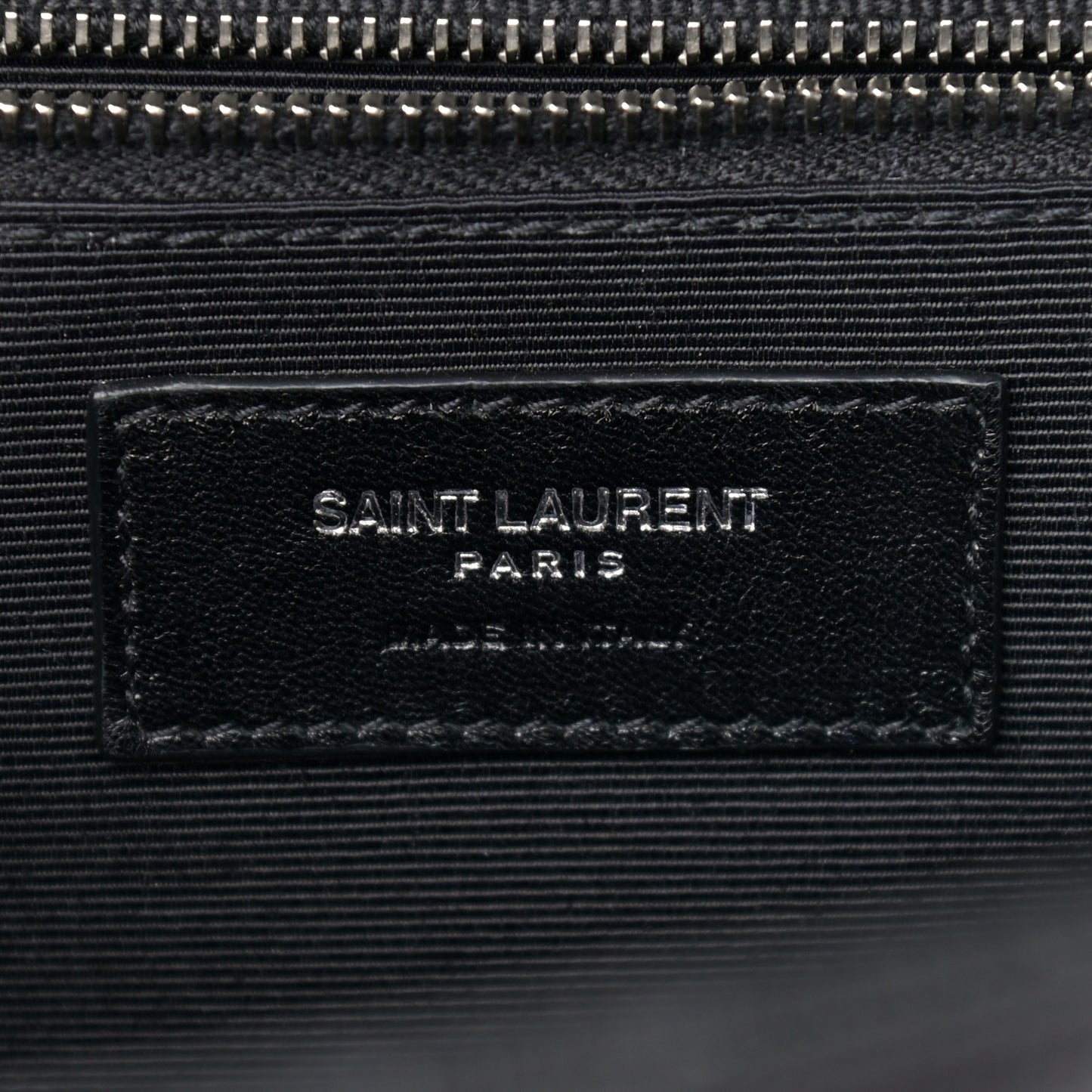 Calfskin Mixed Matelasse Triquilt Large Monogram Satchel Black