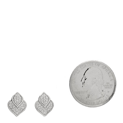 John Hardy Sterling Silver Diamond Legends Naga Pave Stud Earrings 2 of 4