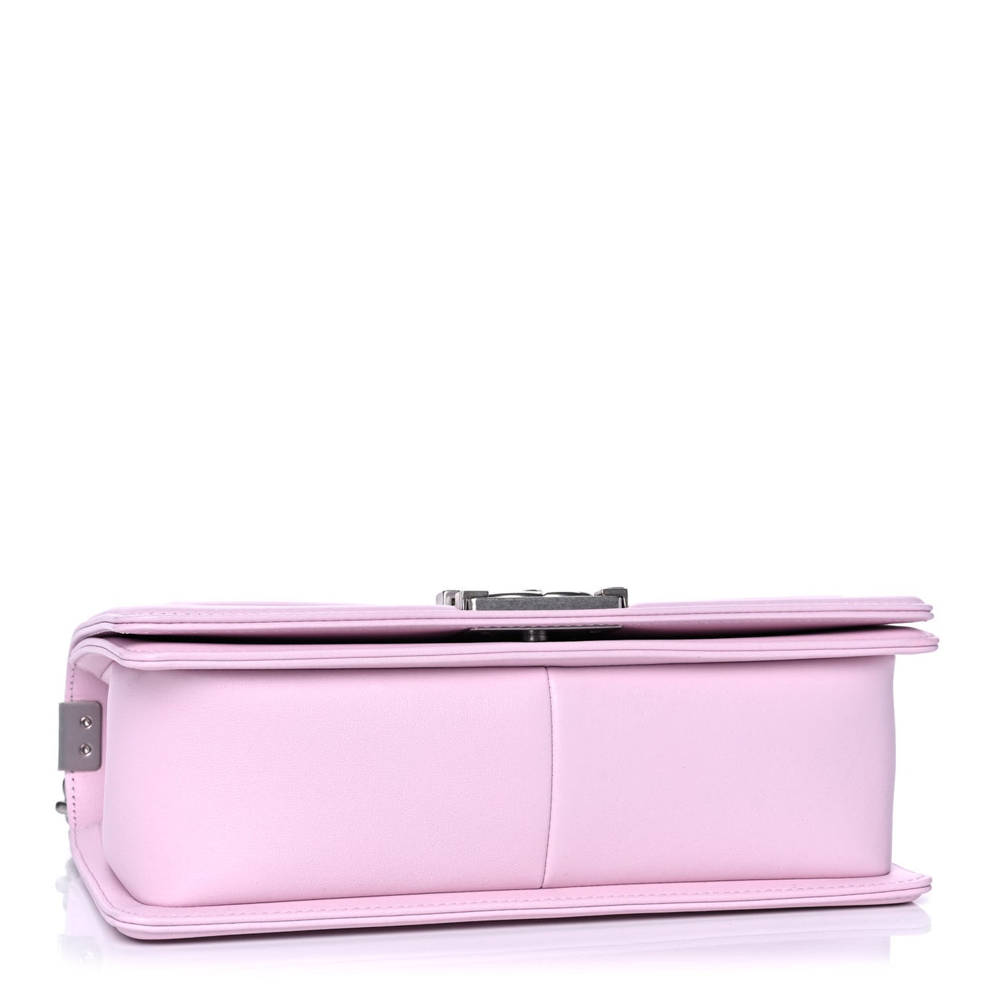 Lambskin Quilted Medium Boy Flap Light Pink