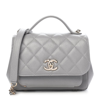 Chanel Caviar Quilted Small Business Affinity Flap Grey 1 of 8